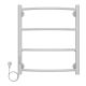 Полотенцесушитель электрический AZARIO VERONA AZ04756W 500/600 4 секции, диммер слева, белый