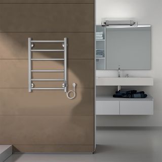 Полотенцесушитель электрический AZARIO PARMA AZ10846 400/600 6 секций, тен справа, хром