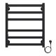 Полотенцесушитель электрический AZARIO PALERMO AZ83856B 500/600 квадрат, 6 секций, тен справа, черный