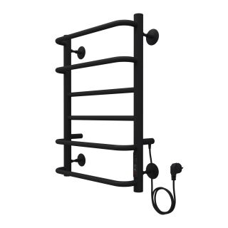 Полотенцесушитель электрический AZARIO MILAN AZ90846B 400/600 6 секций, диммер справа, черный
