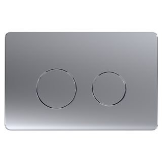 Кнопка смыва AZARIO KAPRIS AZ-8200-0083/AZ-P57-0110 двойная, круглая, цвет хром матовый