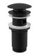 Донный клапан AlcaPlast для раковины клик-клак черный A392BLACK
