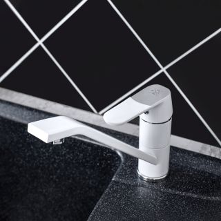 Смеситель для кухни РМС SL123W-004F-25 белый