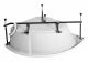 Каркас сварной для акриловой ванны Aquanet Fregate 120x120