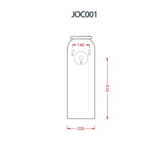 Пьедестал для раковины Artceram Jolie JOC001 89 00 Light Terrazzo