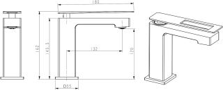 Смеситель для раковины Boheme Q 141-CRCR.2 хром