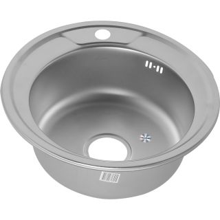 Мойка 490D Melana 0,6/160 хром с сифоном (255D/2 *20)