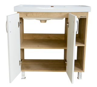 Тумба под раковину Bellezza Рона 80см белая 00000011749