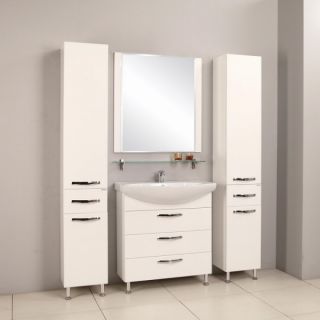 Тумба под раковину Акватон Ария 80см белый 1A141301AA010