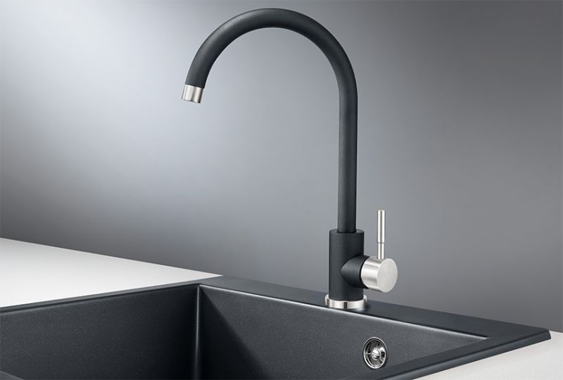 Смеситель для кухни Granula Standart ST-4031, ШВАРЦ
