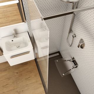 Сиденье для душа Ravak OVO-B CLEAR B8F0000015