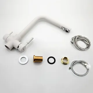 Смеситель для кухни Frap F4352-8 белый