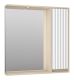 Зеркальный шкаф с подсветкой Brevita Balaton правый BAL-04080-03-01П 80см белый/бежевый