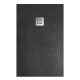 Душевой поддон из искусственного камня BelBagno Uno 120x80 TRAY-MR-UNO-AH-120/80-35-NERO-CR Черный матовый