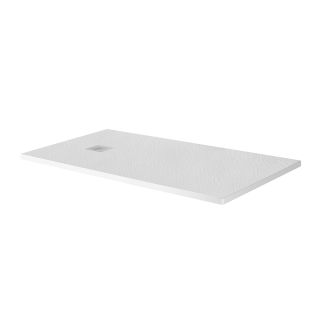 Душевой поддон BelBagno UNO TRAY-MR-UNO-AH-160/90-35-W-BO из искусственного мрамора в комплекте с сифоном
