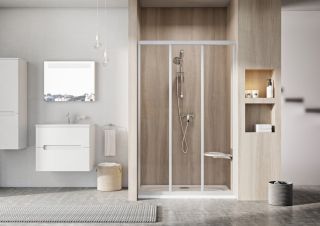 Душевая дверь Ravak Supernova ASDP3-90 00V70102Z1 Transparent профиль белый