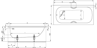 Стальная ванна Bette BetteForm 2945-000 170x70 см белый