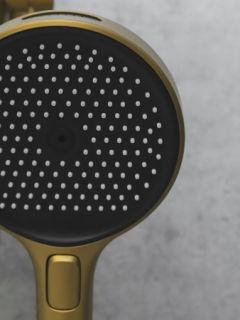 Душевая система с термостатом AltroBagno Bilancia 030429 OrSp матовое золото