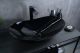 Раковина Gid BL9811 53349 накладная черная глянцевая 61x37x15