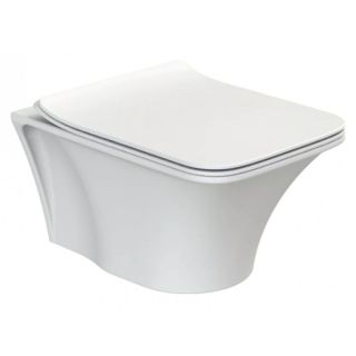 Подвесной унитаз Boheme Mirage белый глянец 965-W