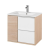 Тумба под раковину Акватон Бостон 60см белый/дуб эврика 1A252501BN010