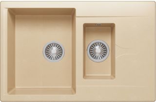 Мойка кухонная Polygran BRIG-770 бежевый 621428