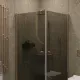 Душевой уголок на монопетле by Deonria U-90-89-6-G-BR 90x89см бронза/графит