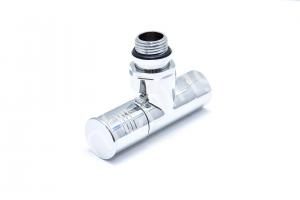 Вентиль запорный угловой Luxon ZZ-4702 г/ш 1/2х1/2 хромированный для п/с(кор.20пар)