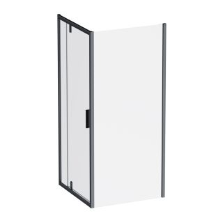 Душевой уголок Am.Pm Gem W90G-404-9090-BT 90x90 см без поддона чёрный матовый