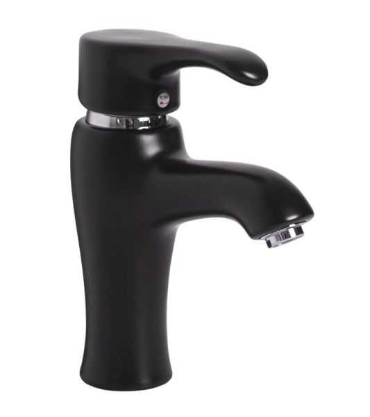 Смеситель для раковины Melana MLN-F-002CBK-M чёрный матовый