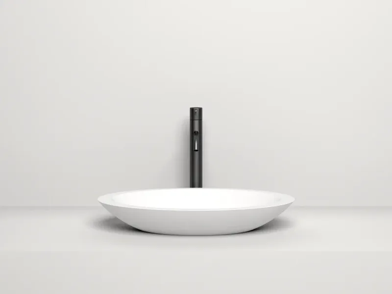 Накладная раковина Salini Callista 02 S-Sense 1101102GRH 58см RAL снаружи