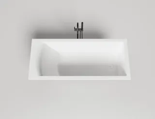 Ванна из искусственного камня Salini Cascata Kit S-Stone 104323MRH 170x75см RAL снаружи