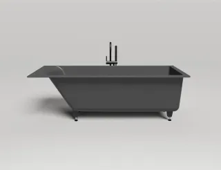 Ванна из искусственного камня Salini Cascata Kit S-Stone 104523MRF 180x80см RAL полностью