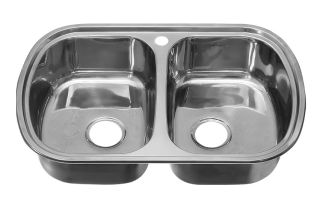 Мойка 7749S Melana 0,8/180 хром без сифона (229 ti *7)