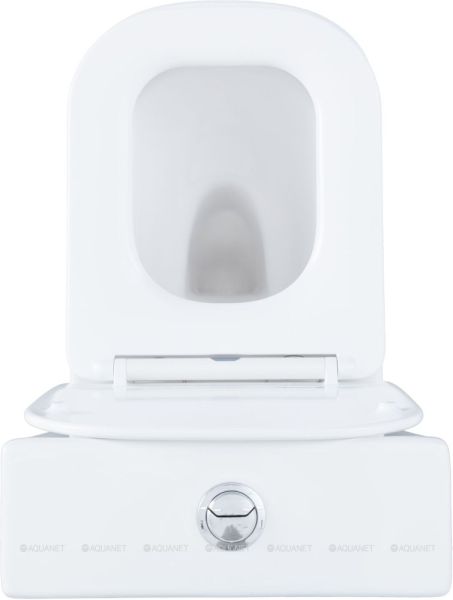 Унитаз-компакт Aquanet Fine Rimless FINE-C Soft Close 273786 белый