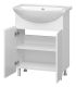 Напольная тумба под раковину Misty Чегет 65см белый