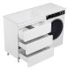 Напольная тумба под раковину Misty Чегет под стиральную машину 70см белый