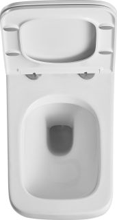 Подвесной унитаз Point Аврора PN41101 безободковый белый