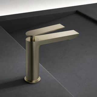 Смеситель для раковины Maretti Campanella CP32RF847, золотой сатин