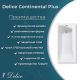 Ванна чугунная Delice Continental PLUS DLR230635-AS с антискользящим покрытием 170х75 см