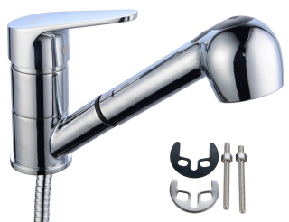 Смеситель для кухни BOOU B8282-8 хром