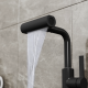 Смеситель для кухни с поворотной лейкой RUSH Tinos (TI3732-17Black)