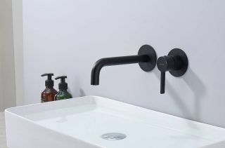 Встраиваемый смеситель для раковины Splenka S221.11.06 чёрный