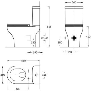 Унитаз Kerama Marazzi BUONGIORNO PRO BG.wc.01 напольный