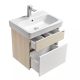 Тумба под раковину Акватон Верди 60см белый/ясень фабрик 1A206701VDAV0
