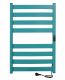 Полотенцесушитель электрический Indigo Oktava Slim 5 LСLOKS5E80-50CLRt 80x50 см бирюзовый