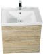 Подвесная тумба под раковину Art&Max Techno 60см дуб мелфорд AM-Techno-600-2C-SO-LW823