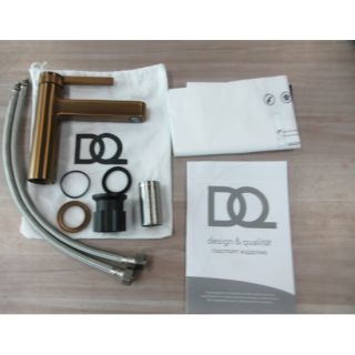 Смеситель для раковины DQ Bonn браш.роз.золото (DA1702133)