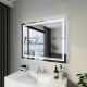 Зеркало с подсветкой Бриклаер Эстель-2 4627125414305 100 см сенсор на зеркале