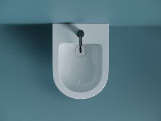 Биде подвесное Ceramica Nova Uno CN11002 белый